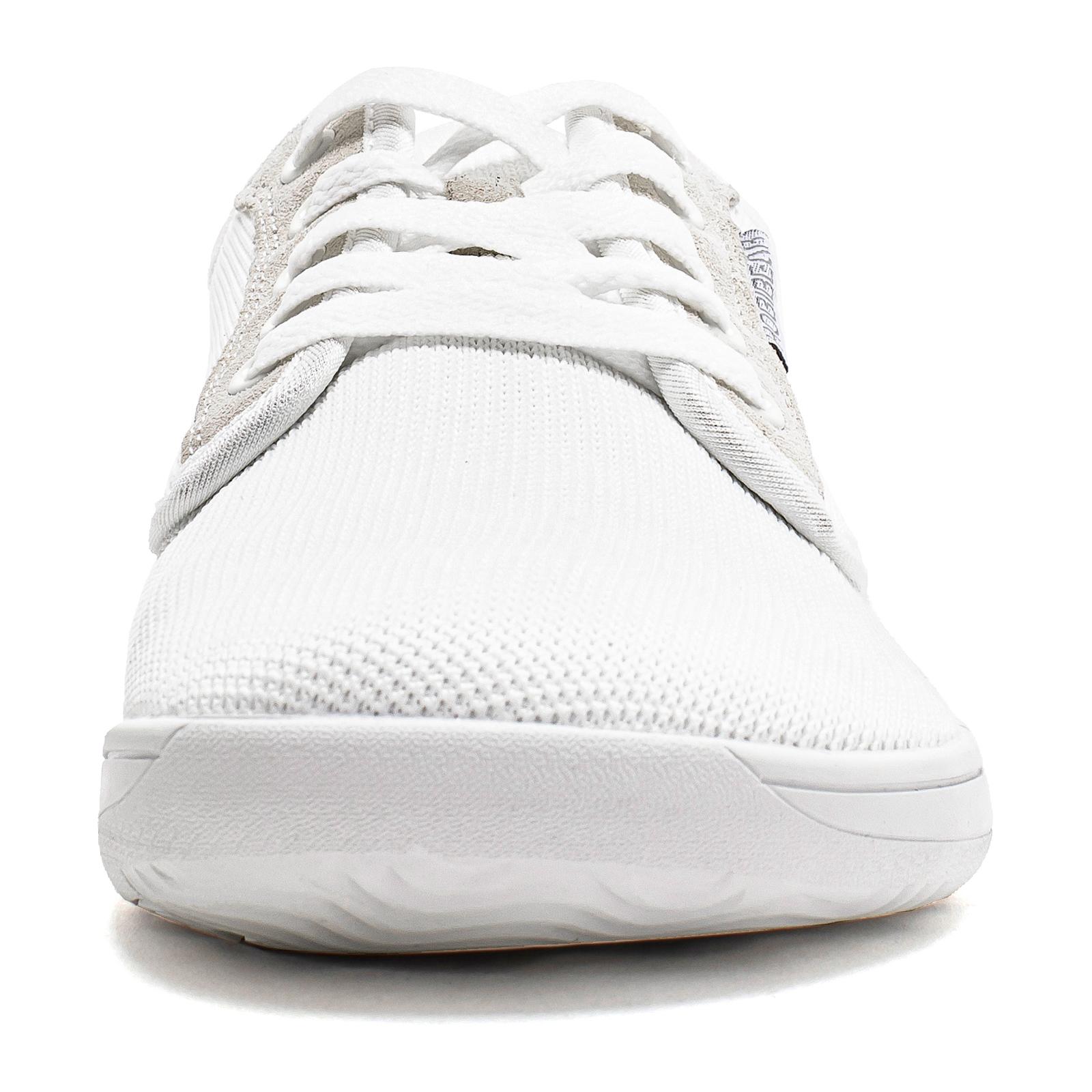 HOBIBEAR Men's Sporty  outdoor run Sneakers low top casual trainers Walking Shoes Closed Athletic Training Sports Shoes Runner Footwear White Running