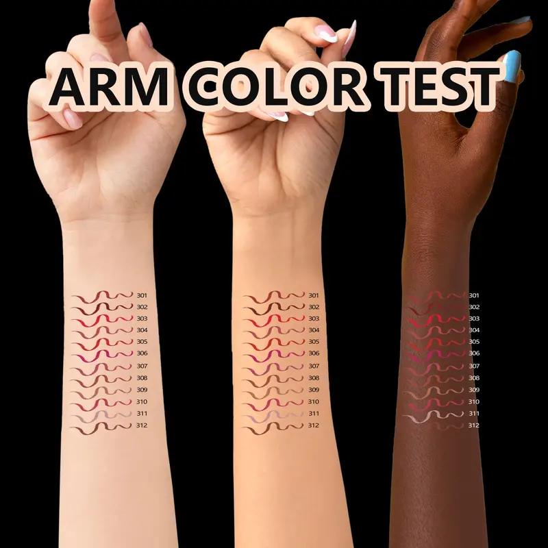 Multicolor Long Lasting Lip Liner Pencil, EasyColoring Glossy , Velvet Matte Finish LiquidLip Gloss Matte Liquid Lipstick, DurableFormulation Summer Makeup,Cosmetic,Lip LinerSet Eyeliner Lipliner Pearl Water Proof Moisturizer Hydrate Moisture Moisturizing