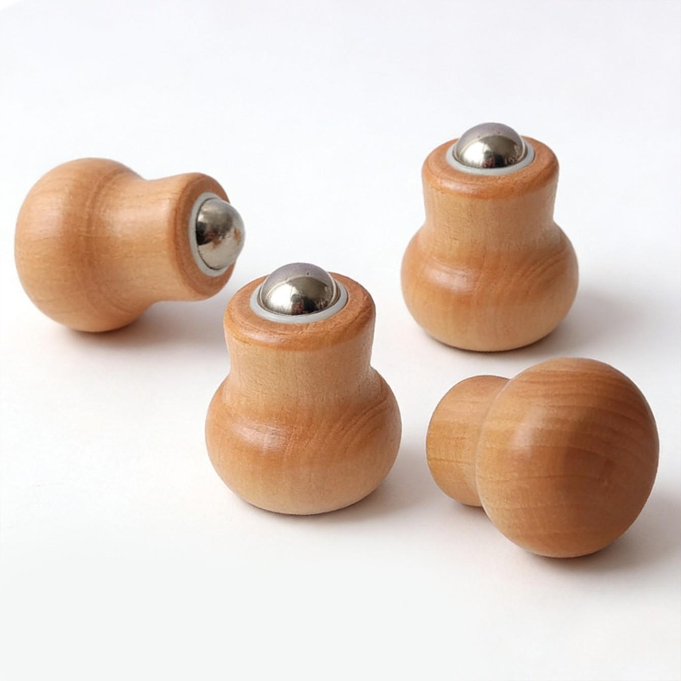 Spherical Massage Tool — Creative Face & Full-Body Massager | Compact & Portable Wooden Design | Ideal for Home & Office Use | Acupoint Massage Device | Mother's Day Gift