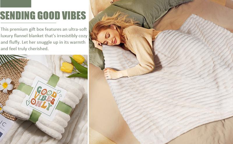 MAYICIVO Self Care Gifts for Women - Get Well Soon Gifts Basket with Blanket & Thoughtful Care Package, Unique Mother's Day Birthday Gifts