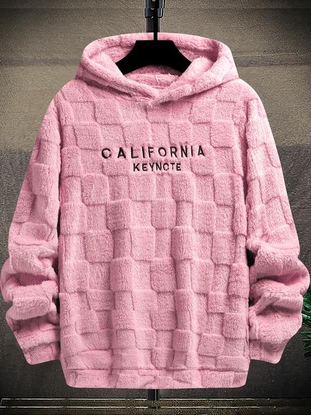 Men's Casual Simple Outdoor Pullover Sweater, Fleece Lined Warm Knitwear, Regular Fit Long Sleeve Top for Fall & Winter