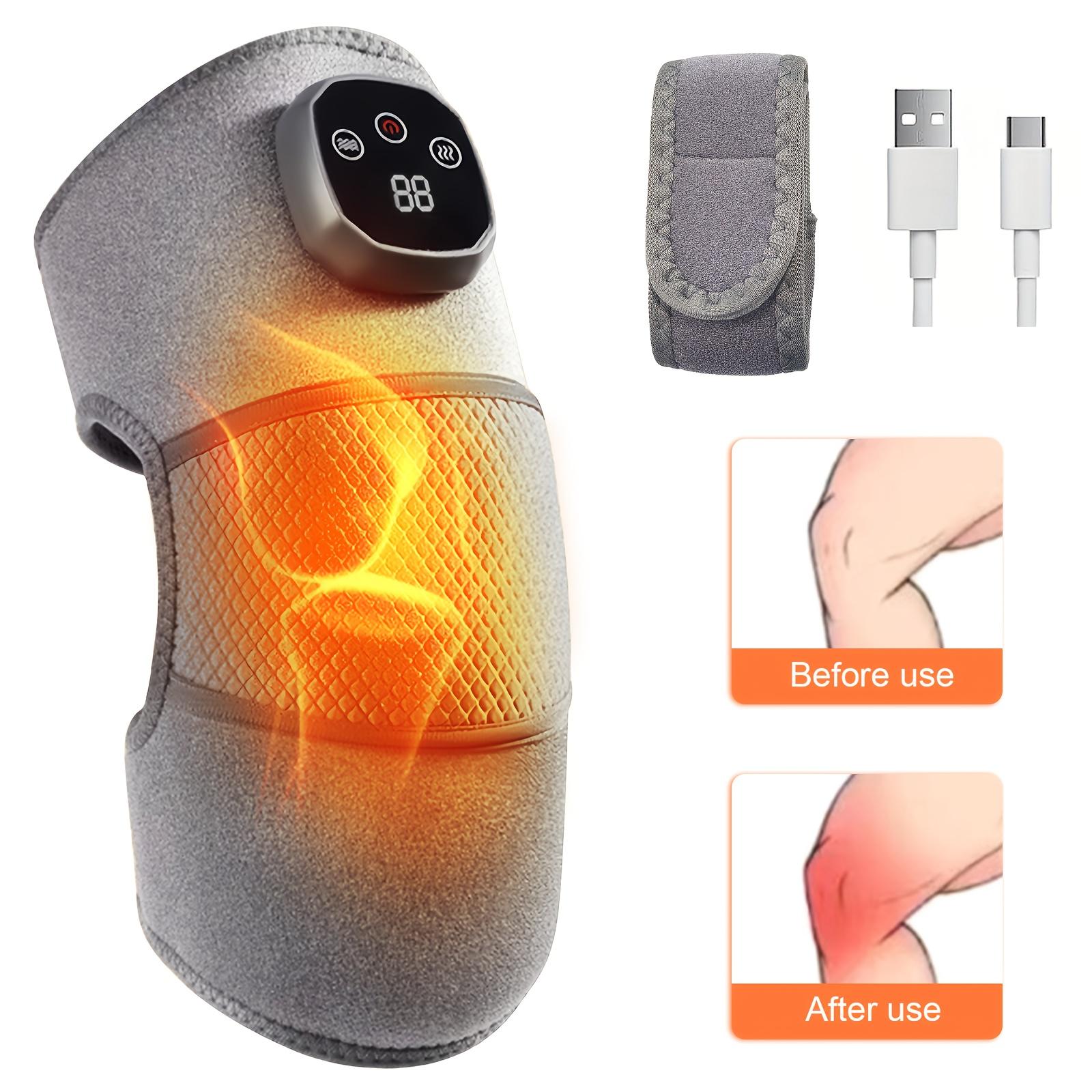 3-in-1 Heated Shoulder & Knee Massager – USB Rechargeable, Multi-Function Heating Pads for Men & Women, Relief for Shoulders, Legs & Fatigue Reduction Comfort Adjustable