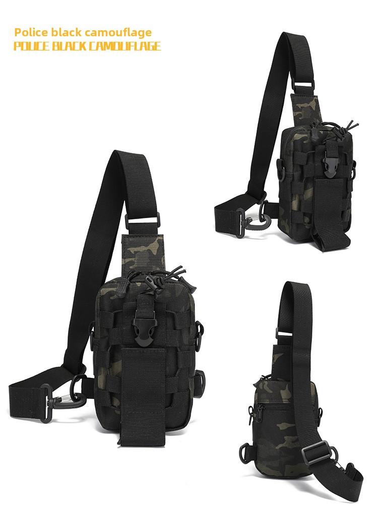 Outdoor Tactical Portable Breast Bag Multifunctional Kettle Bag Leisure Shoulder Crossbody Bag Mountaineering Cycling Travel Mobile Phone Bag