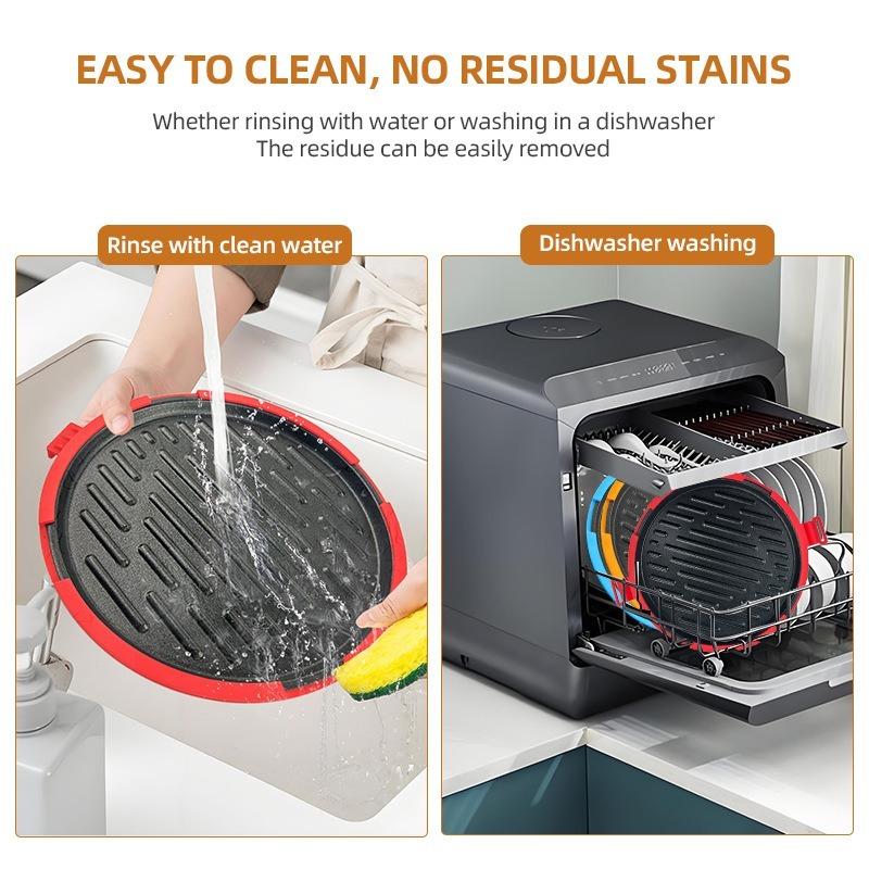 Upgraded Xl Grill Plate, All Purpose Grilling, Microwave Oven Special Baking Tray, Pizza, Chicken Wings, Beef Sandwiches, Toast Bread, Panini Machine, Grill Griddle