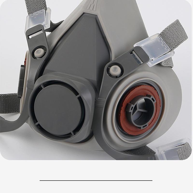 Reusable half face gas mask Respirator Mask with safety goggles, filter for painting, welding, polishing, woodworking, and other job protection
