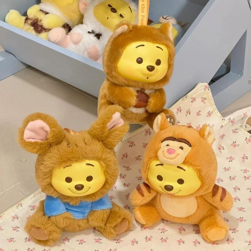 【Holiday Gift】Disney Winnie the Pooh Naughty Party Blind Box Plush Charms! Unbox adorable, collectible hangers for your backpack, keys, or room decor., Holiday & Black Friday