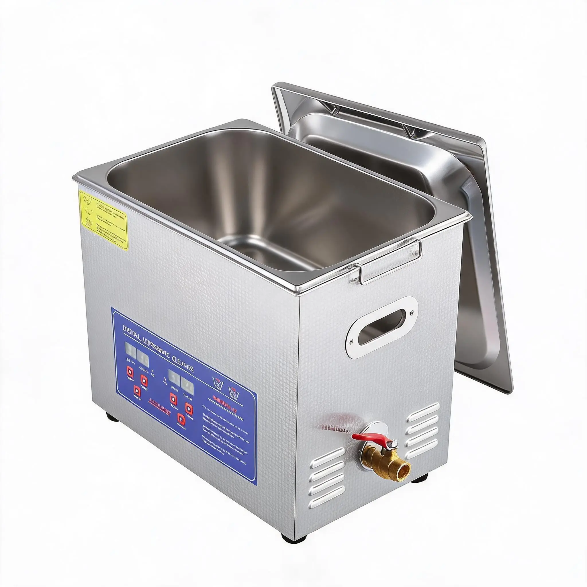 Garvee Commercial Ultrasonic Cleaner, 10 L Professional Ultrasonic Cleaner, 40kHz with Digital Timer&Heater, 240 w Excellent Cleaning Machine for Watch Eyeglasses Rings