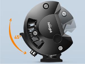 Nilight 2 PCS 4 Inch 60W Triple Row LED Light Bar Set – Flood Spot Combo Lights | 6000LM Off Road Driving Boat Work Light | With Adjustable Mount & Wiring Harness Kit Lightbar