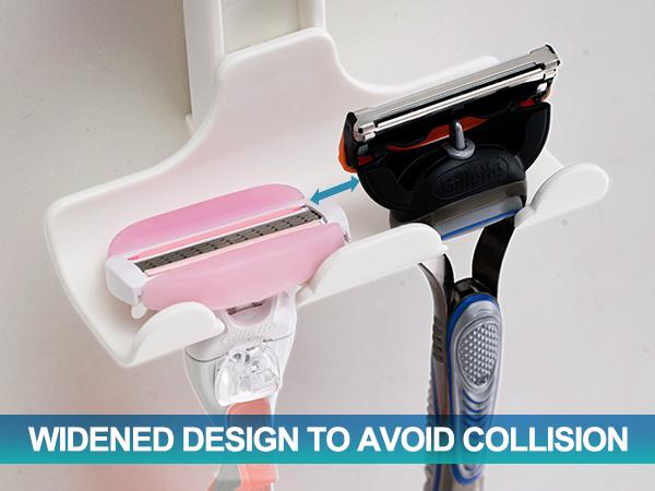 TAILI Shower Razor Holder Suction Cup 2 Pack, Vacuum Suction Razor Hanger for Shower Wall, Suction Door Hooks for Towel Loofah Sponge, Shower Razor Hooks for Bathroom Removable Waterproof, White