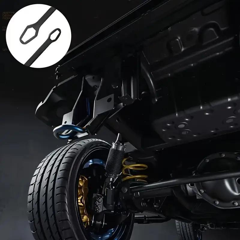 1pc8-24mm New Multi-functional Double Head Wrench Household Tools Universal Self-tightening Adjustable Special-shaped Wrench Portable Hand Tools Multipurpose Black 3.5mm Thick Torx Wrench, Adjustable Self-Tightening Dual-Head Spanner