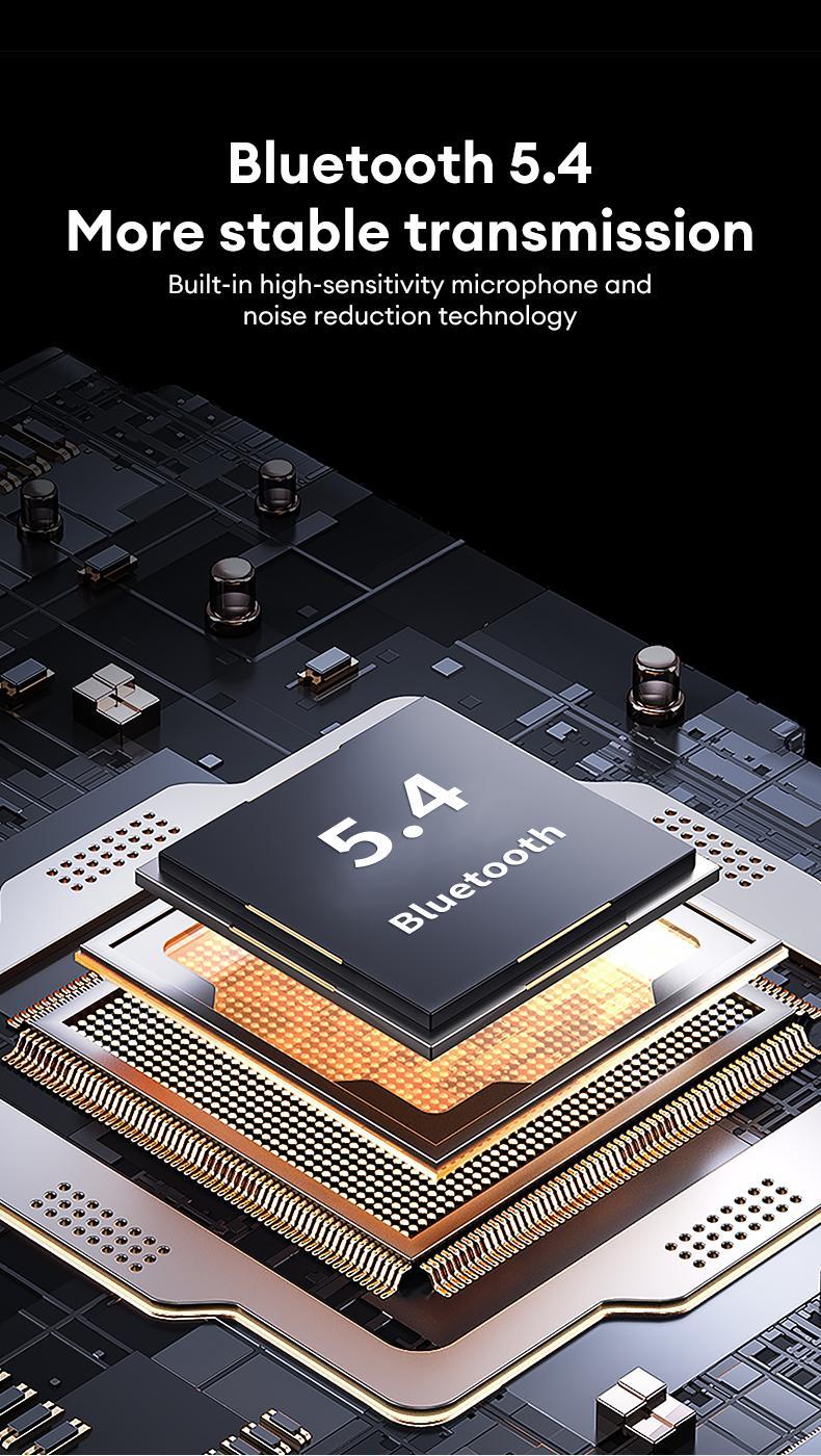 HYUNDAI C8 Pro Wearable Multifunctional Bluetooth Smart Glasses Support 169 Languages Translation, Durable Anti-Blue Light Glasses with Earbud Headset for Music & Calls, Electronic Audio Glasses for Men & Women, Bluetooth Clear Glasses