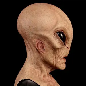 Alien Funny Mask Latex Alien Mask Props Halloween Scary Mask for Halloween Carnival Costume Party Props