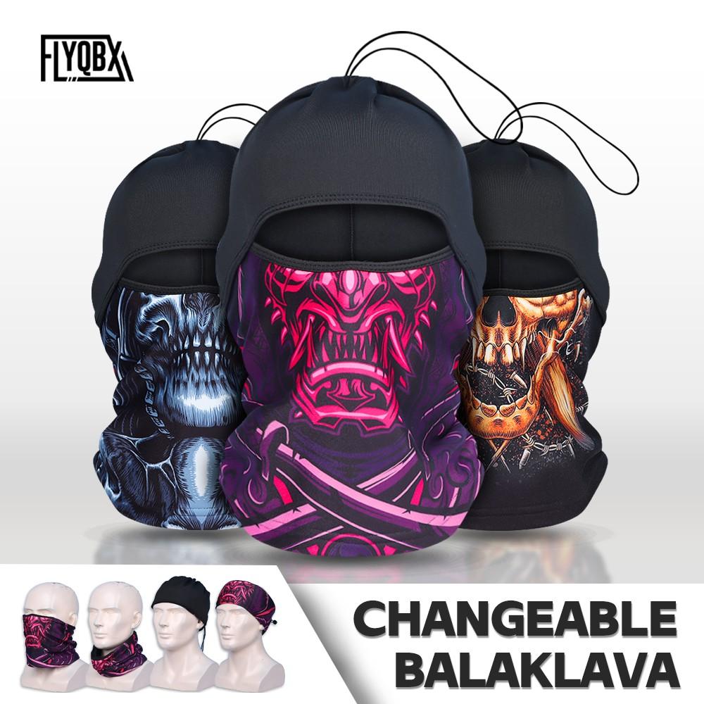 Winter Thickened Warm Head Cover, Multi-Function Face Mask Scarf Hat, Stylish Print Balaclava for Outdoor Sports Ice Fishing Cycling Hiking Skiing