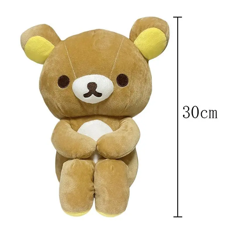 Cos Korilakkuma Cosplay Rilakkuma Plush Toys White Rilakkuma wearing Korilakkuma hat Stuffed Doll Exquisite Bear Peluche Gifts