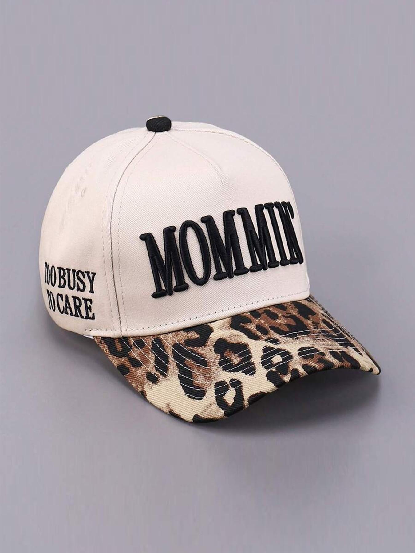 1pc Mommin Women's Baseball Cap Adjustable Snapback Cap, Embroidered Mother's Day Gift, Adjustable Canvas Vintage Hat, Perfect Mothers' Day Present for Moms