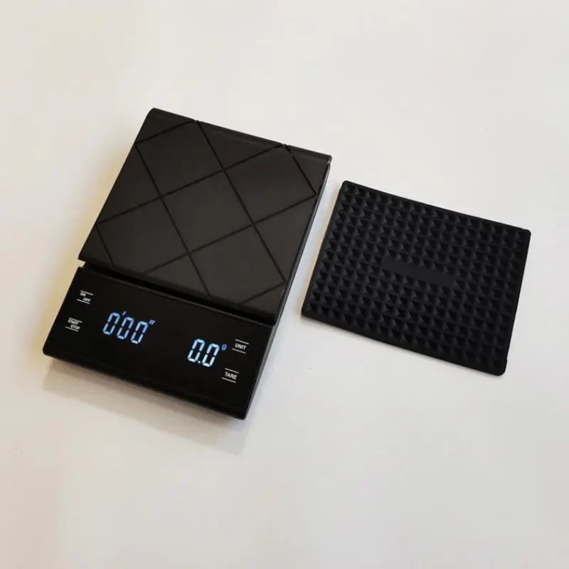0.1g/3kg Of Accuracy Coffee Scale With Timer Digital Food Scale Weight Grams And Oz For Pour Over Coffee Espresso, Drip Coffee Baking Cooking