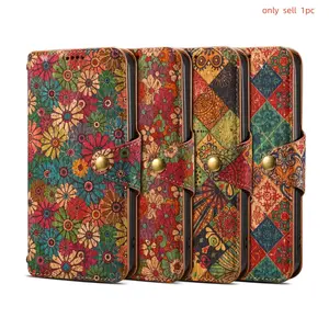 for Google Pixel 8A 7A 6A Wallet Phone Case FOR Google Pixel 9 XL 9 8 7 6 Pro Cases High Quality Leather Totem Flip Back Cover