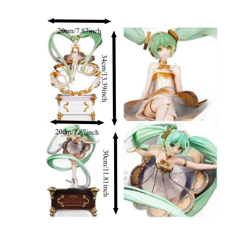 Miku Hatsune 5th Anniversary Symphony Music Box, Standing Anime Figure ...