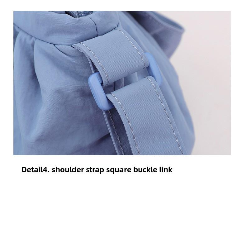 Soft Ruched Cloud Shoulder Bag, Lightweight Casual Crossbody Purse, Multi-Color Versatile Tote for Daily & Streetwear outdoorfun