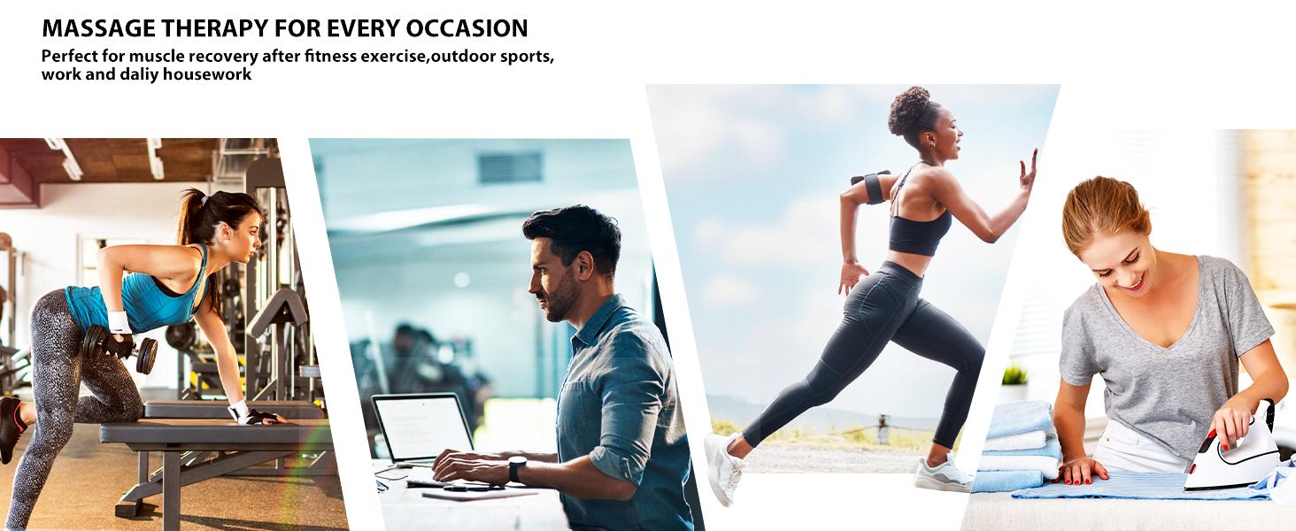 30 Speed Deep Tissue Massage Gun (M68-7) - 9 Heads for Knee Foot Neck Back, Massage Device for Pain Relief & Recovery, Perfect Gift