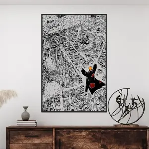 Naruto Shippuden Poster - Pain Poster Printable Anime Poster Printable Wall Art Decor Room Decoration Artistic