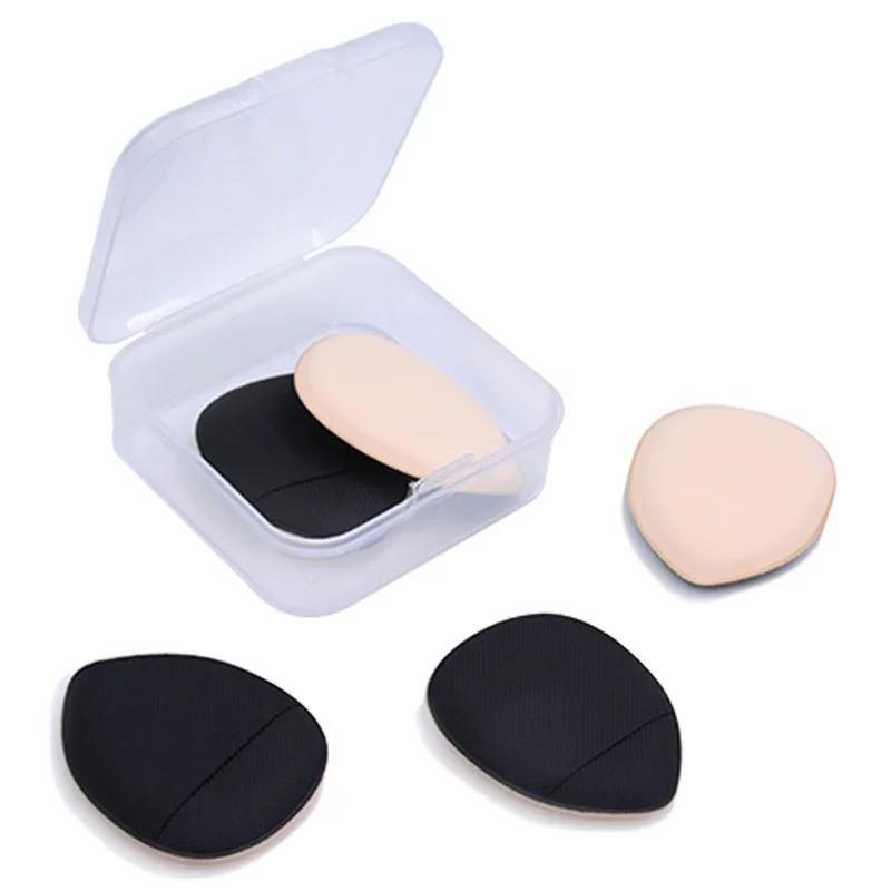 Creamy Makeup Sponge Set, Mini 5-Piece Portable Kit with Box, Finger Brush Sponges, Compact Storage Solution for Travel & Home Use