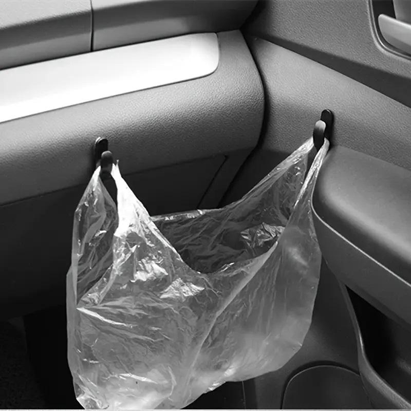 4 Self-Adhesive Car Hooks, Easy Installation Car Organizers, Car Backseat Organizer, Durable Car Accessories for Bags and Wallets, Convenient Use