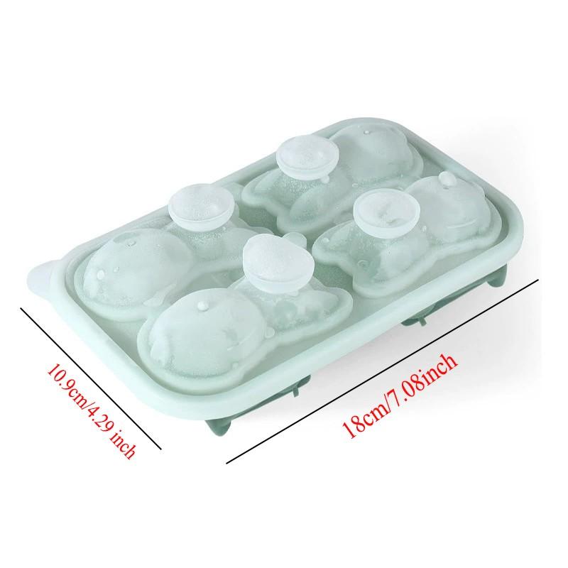 Silicone Ice Cube Tray Large Ice Blocks Whiskey Ice Balls DIY Food Grade High Capacity Ice Mold, Perfect for Home Use