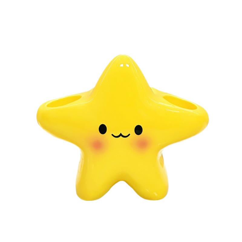 Cartoon Star Electric Toothbrush Holder, Cute Creative Bathroom Toothbrush Rack, Toothpaste Organizer, Home Use, Fun Design