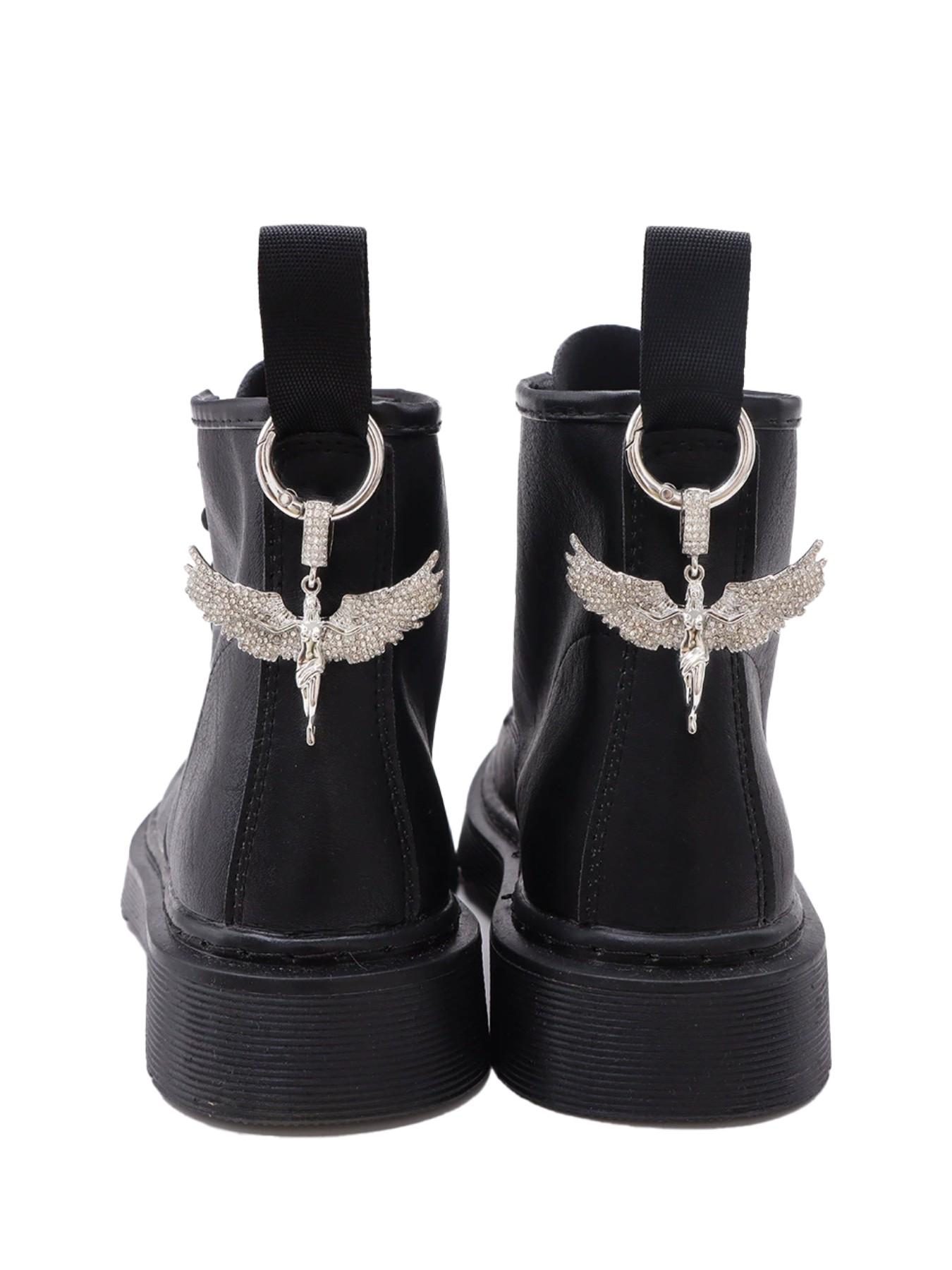 Halloween Angel Scorpion Keychain, Dark Style Metal Accessory, Unisex Fashion Pendant, All Seasons Boho Decor, Versatile Car Key Ring