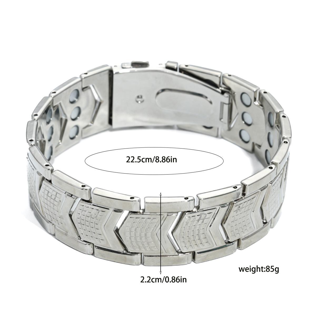 Copper Bracelet for Men 3X Strength, Copper Jewelry with Powerful 3800 Gauss Magnets, Premium Fold-Over Clasp, Jewelry Gifts for Men Wearable Durability Electronic Gadgets