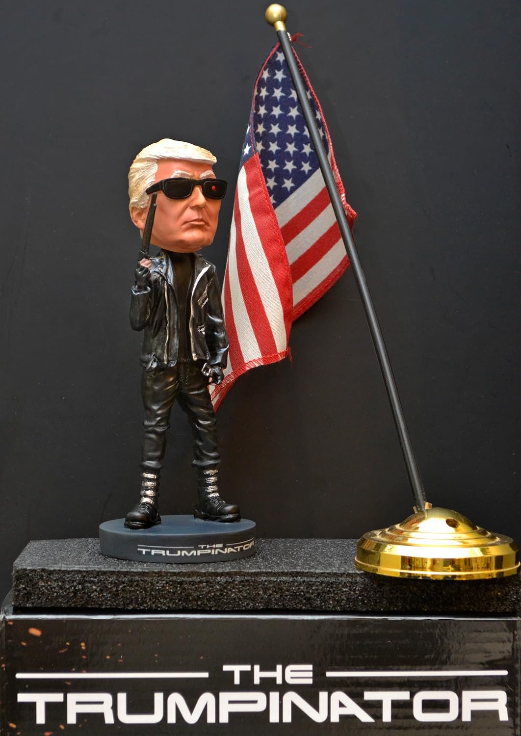 Donald Trump Collectibles - Proud Patriot Trumpinator: Donald Trump's 2024 Shaking Head Movement, Dedicated to Trump Supporters and Patriotic Americans | Ranked First Trump Gift