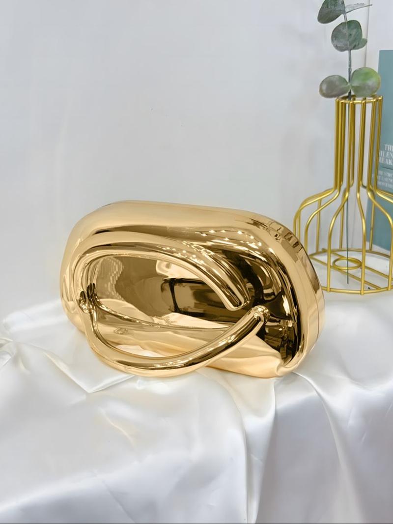 Women's Elegant Chain Strap Evening Bag, ExquisiteTrendy Clutch Bag, Fashionable Bag for Party Decoration，Christmas Gift, Valentine's Day Gift, Ideal Gift, Elegant Purse