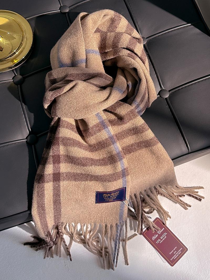 Women's Plaid Scarf for Fall & Winter, Casual Fitted Design, Warm Fashion Accessory for Daily Wear, Stylish Ladies' Wrap