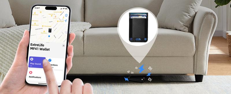 Magnetic Wallet for iPhone 16/15/14/13/12 with 3 Card Slots, Magnetic Wallet, Phone Wallet & Adjustable Stand, Black，find my Shockproof Cellphone Smartphone 【Christmas】