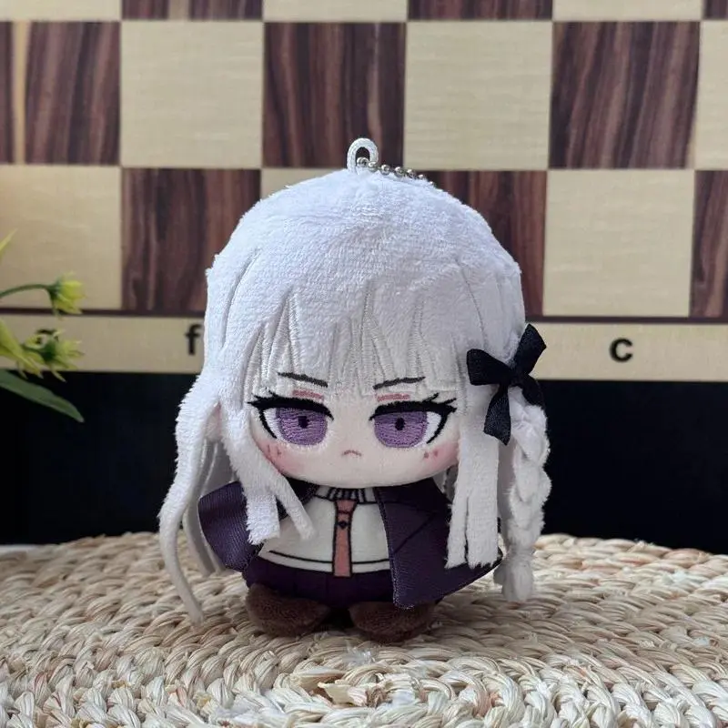 Danganronpa Kyoko Kirigiri Kokichi Oma Nagito Komaeda Sitting Plush Doll Keychain Anime Fans Merch Cute Pendant Bag Charm