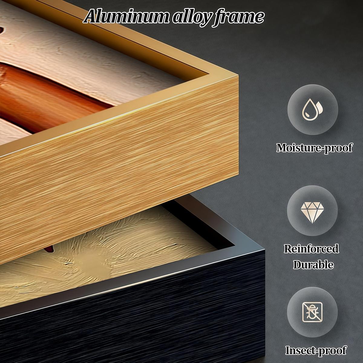 3 Counts Aluminum Alloy Framed Painting, Romantic Couple Hands And Wine Glass Canvas Art, Home Decoration For Living Room, Bedroom, Office, Restaurant, Hallway Wall Decor, Odorless Print Artwork, Luxury Perfect Gift For Friends And Family