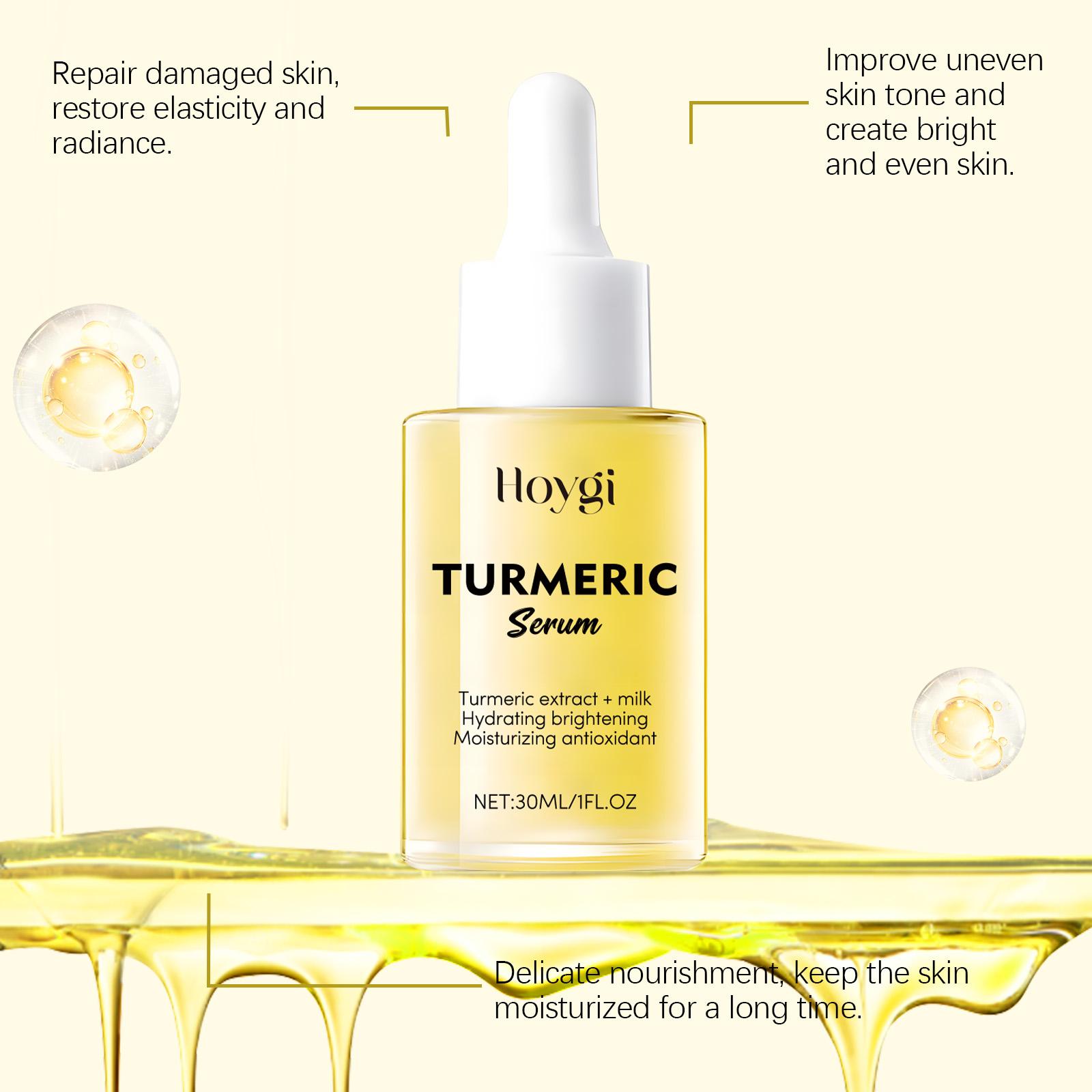 Turmeric Milk Moisturizing Serum, Nourishing & Hydrating Formula, Daily Skin Care Essentials, Benefits, Natural Ingredients