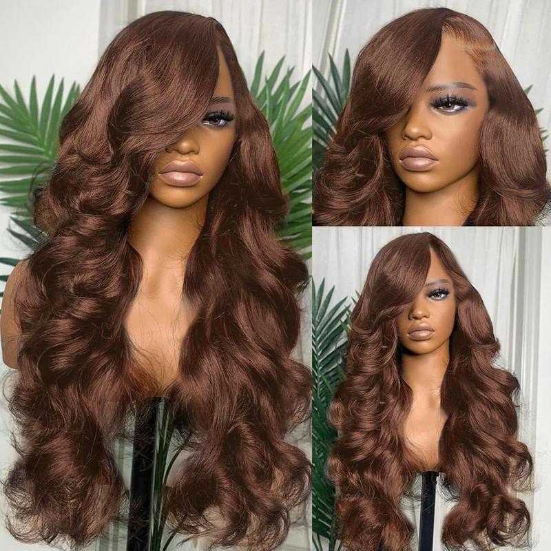 CheetahBeauty 200% Density 99J Natural Black/#4 Chocolate Brown/#1Jet Black 13x6 Body Wave Lace Frontal Wig HD Transparent 13x6 Lace Front Remy Hair Brazilian Body Wave Pre Plucked Human Hair Wig  #TikTokShopHolidayHaul