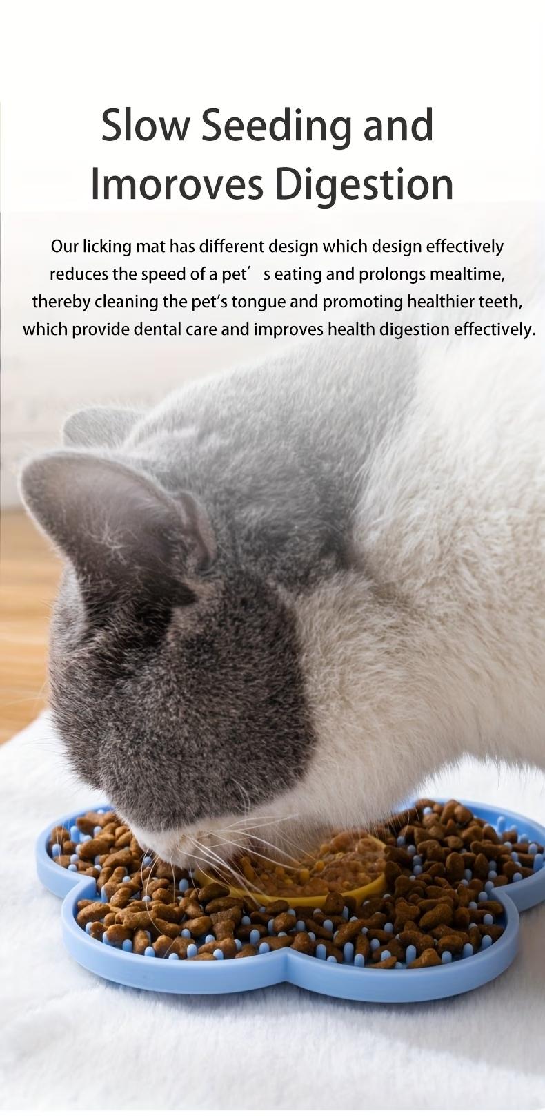 Lick Mat for Dogs & Cats - Slow Feeder with Non-Slip Suction Cups, Anxiety Relief, Dental Health Enhancer, Ideal for Grooming & Bath Time