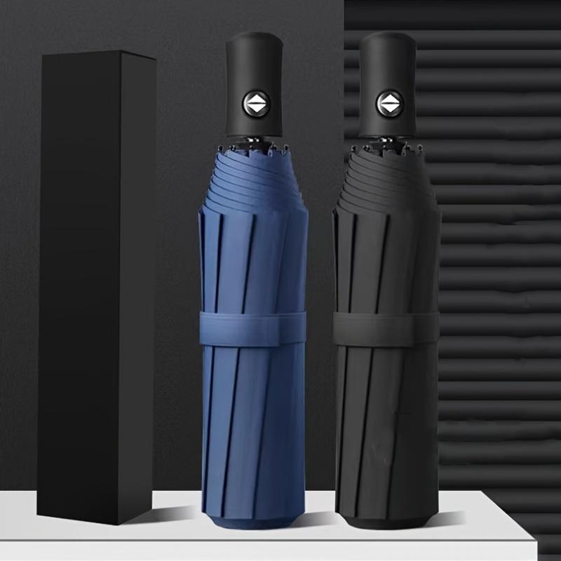 Lightweight Automatic Folding Umbrella, One-Touch Auto Open Close Umbrella, Waterproof Windproof Compact Umbrella for Daily Commute, Travel & Outdoor Use