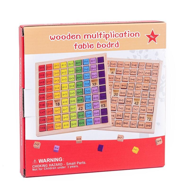 Wooden 99 Counting Chart, 1 Count Multiplication Maths Chart, Educational Learning Activities, Early Maths Skill Development Tool