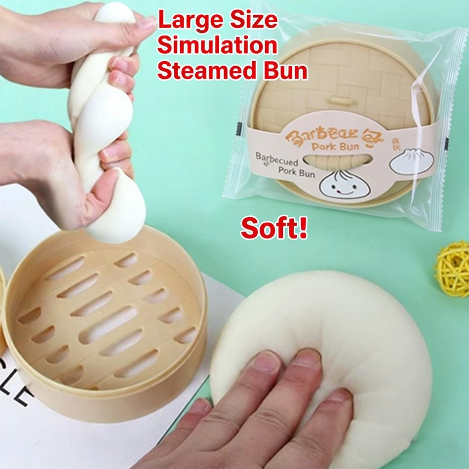 Blind Box Stress Relief Baozi Toy, Realistic Compression Fun, Slow Rebound Soft Squeeze, Prank Gift, Relaxing Fidget Toy