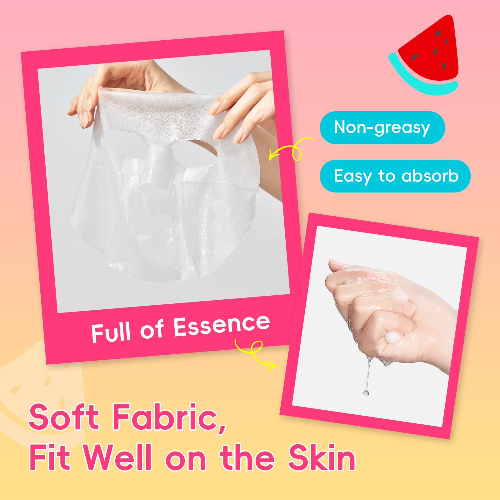 Fruit Refresh Skin Care Kit, 1 Set Skin Care Gift Box, Including Eye Cream, Serum, Toner, Mask, Face Mask, Skin Care Product for Women & Men, Cosmetic