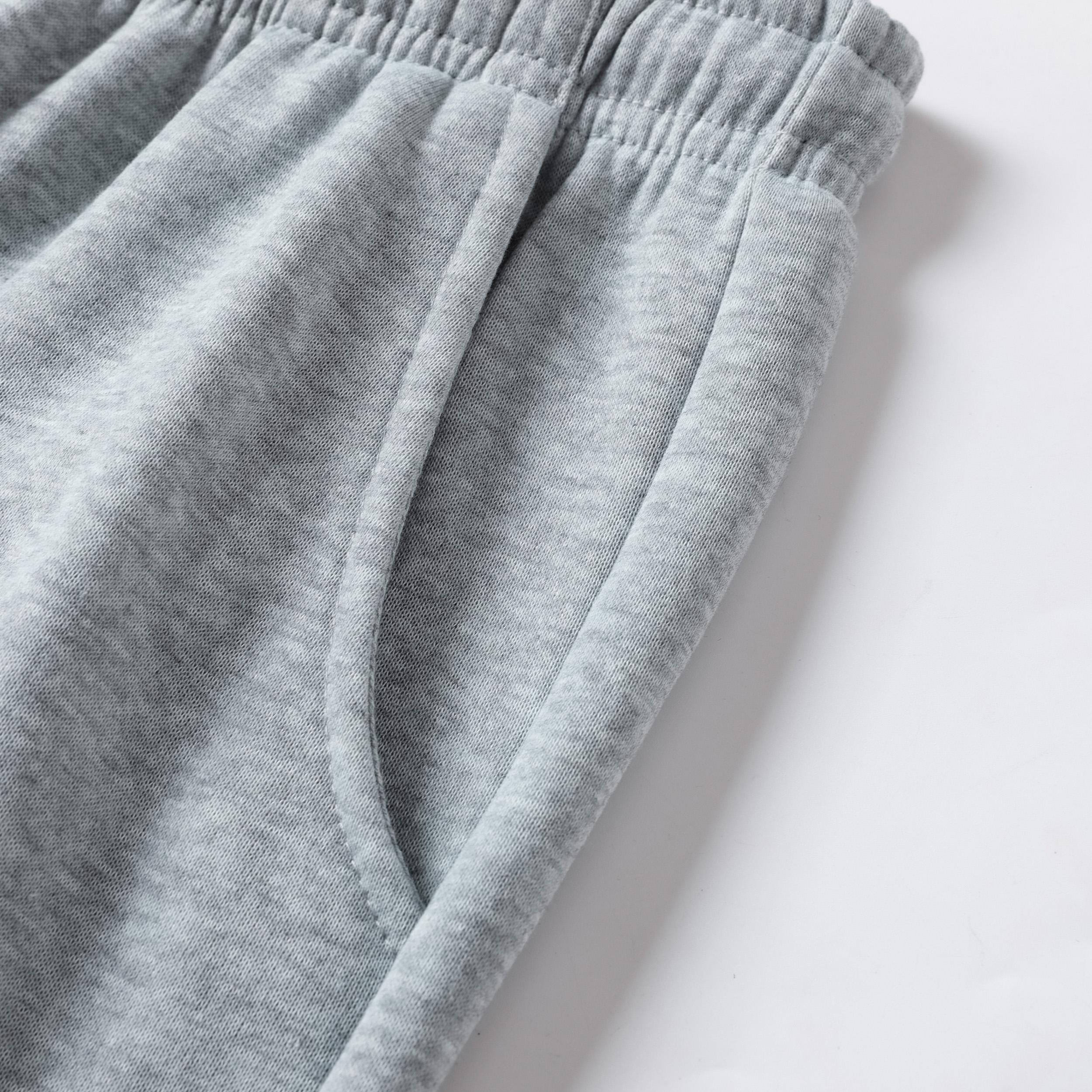 Men's 4-Pack Solid Basic Cuffed Sweatpants, Elastic Waist with Drawstring, Loose Fit Lightweight Casual Athletic Pants, Essential Sweatpants, Adjustable, All Seasons