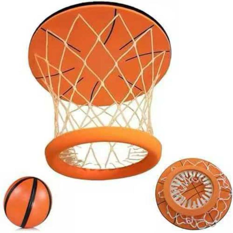 Portable Ceiling Sliding Indoor Mini Basketball Hoop, Fun Wall-Mounted Sports for Bedroom and Outdoor Games, Includes Ball and Pump, Portable Basketball Goal