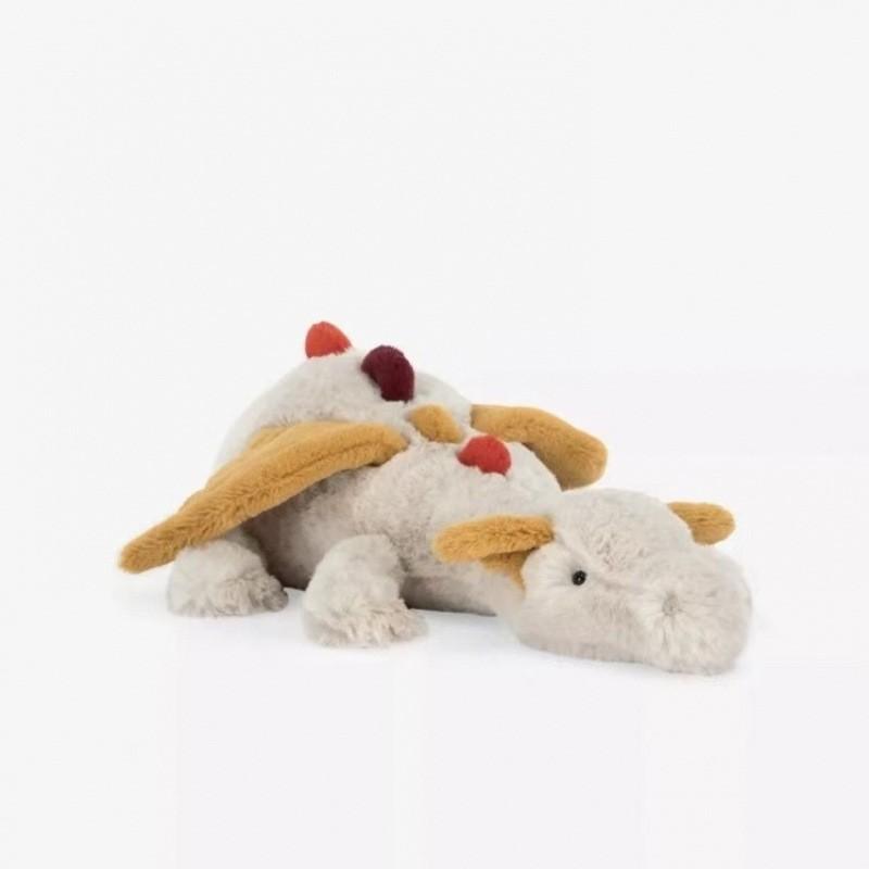 Matcha Small Dragon Rabbit Plush Toy Cuddly Stuffed Animal Soft Cute Hugging Companion Doll Birthday Gift Valentine's Day Gift Surprise Gift for Girls