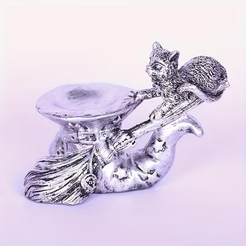 Magic Cat Base Crystal Ball Display Stand, Glass Sphere Holder, Room Decoration, Vintage Style Crystal Ball Stand, Office Desktop Decor