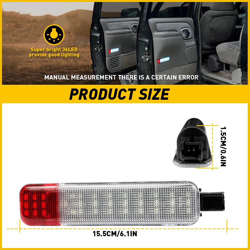 LED Door Panel Lights Courtesy Lamps Fit Chevrolet Silverado 1500 2500HD 3500HD Chevrolet & GMC Cadillac Hummer H2