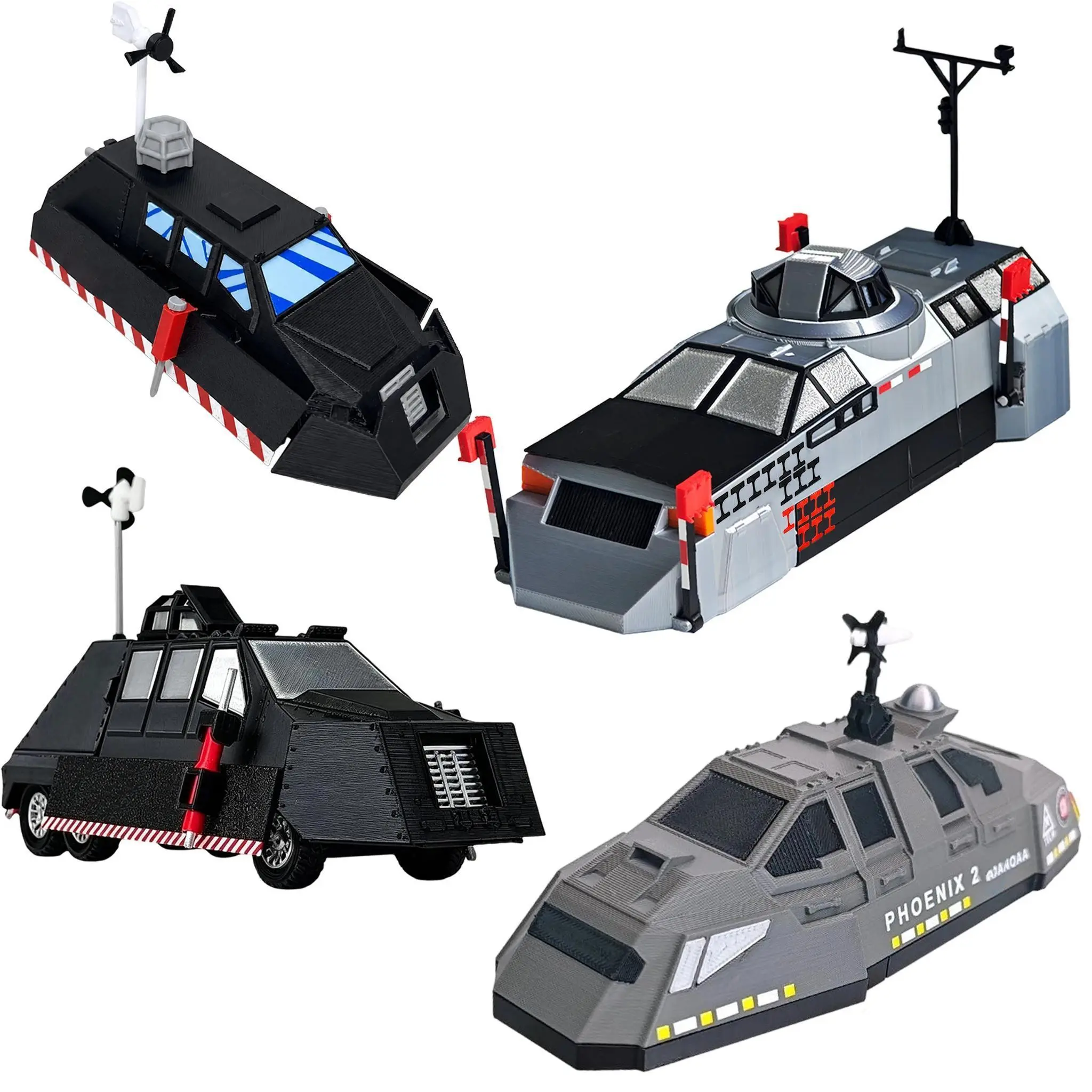 2026 Storm Chaser TIV1 TIV2 Tornado Intercept 3D Printed Vehicle Model Collectible Desk Decor Gift For Storm Fan Xmas Gift